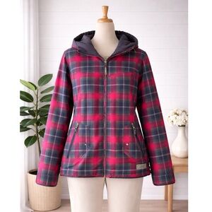 Burton Dryride Da Nang women's hooded plaid snowboarding jacket